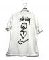 stussy (ステューシー) NIKE (ナイキ) Peace Love Swoosh T-shirt ホワイト サイズ:M：10000円