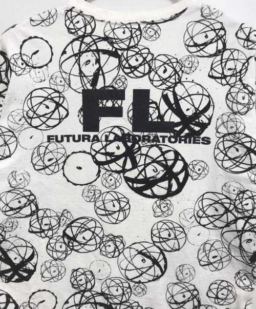 READYMADE（レディメイド）READYMADE (レディメイド) FUTURA LABORATORIES (フューチュラ ラボラトリーズ) Transfer プリントTシャツ ホワイト サイズ:Lの古着・服飾アイテム