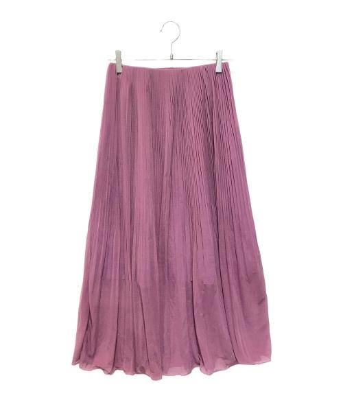 TRUNO by NOISE MAKER（トルノバイノイズメーカー）TRUNO by NOISE MAKER (トルノバイノイズメーカー) サマープリーツスカート ロングスカート　NM-LSK-062 パープル サイズ:36の古着・服飾アイテム