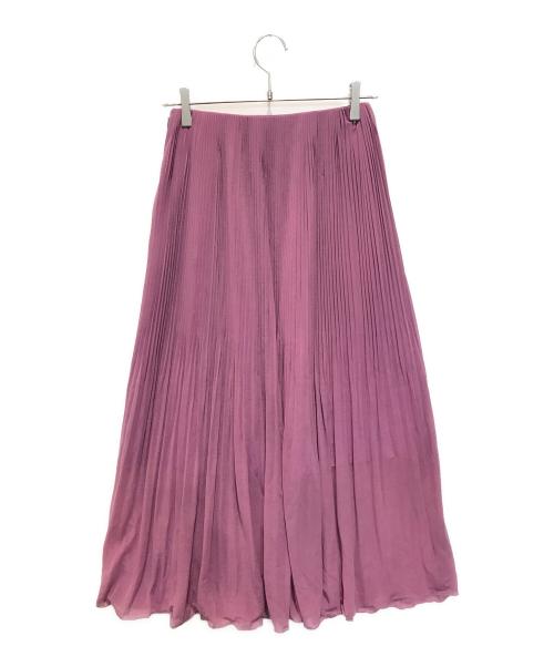 TRUNO by NOISE MAKER（トルノバイノイズメーカー）TRUNO by NOISE MAKER (トルノバイノイズメーカー) サマープリーツスカート ロングスカート　NM-LSK-062 パープル サイズ:36の古着・服飾アイテム