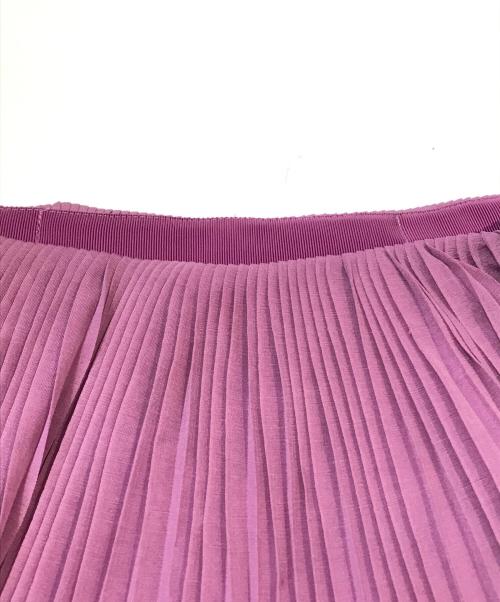 TRUNO by NOISE MAKER（トルノバイノイズメーカー）TRUNO by NOISE MAKER (トルノバイノイズメーカー) サマープリーツスカート ロングスカート　NM-LSK-062 パープル サイズ:36の古着・服飾アイテム