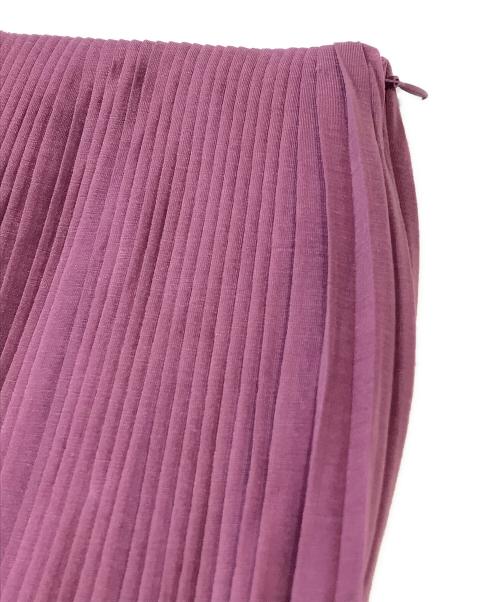 TRUNO by NOISE MAKER（トルノバイノイズメーカー）TRUNO by NOISE MAKER (トルノバイノイズメーカー) サマープリーツスカート ロングスカート　NM-LSK-062 パープル サイズ:36の古着・服飾アイテム