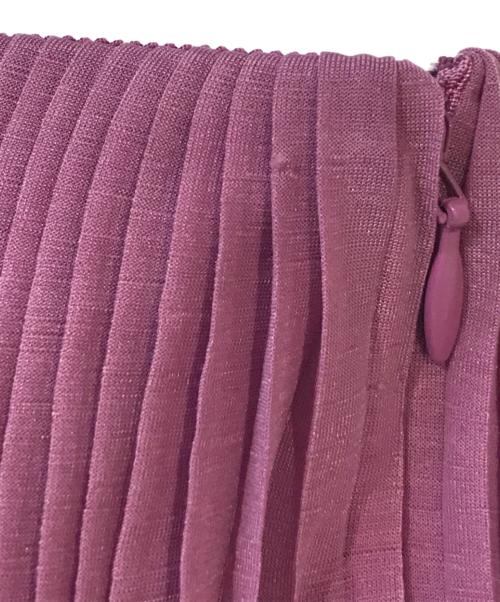 TRUNO by NOISE MAKER（トルノバイノイズメーカー）TRUNO by NOISE MAKER (トルノバイノイズメーカー) サマープリーツスカート ロングスカート　NM-LSK-062 パープル サイズ:36の古着・服飾アイテム