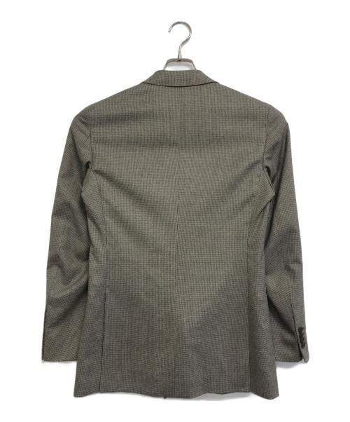 UNITED ARROWS（ユナイテッドアローズ）UNITED ARROWS (ユナイテッドアローズ) ハウンドトゥース 6B ダブルブレストスーツ グレー サイズ:42の古着・服飾アイテム