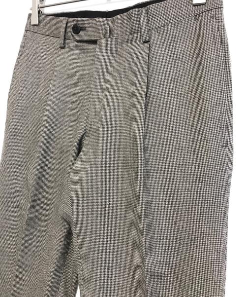 UNITED ARROWS（ユナイテッドアローズ）UNITED ARROWS (ユナイテッドアローズ) ハウンドトゥース 6B ダブルブレストスーツ グレー サイズ:42の古着・服飾アイテム