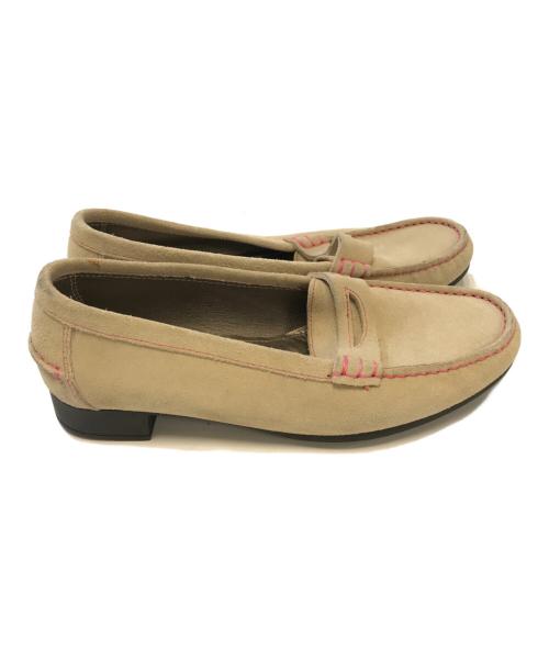 PARABOOT（パラブーツ）PARABOOT (パラブーツ) スエードローファー ベージュ サイズ:UK 3 1/2の古着・服飾アイテム