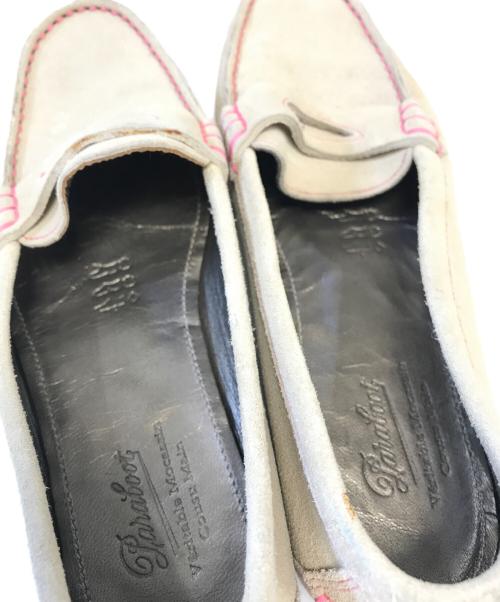PARABOOT（パラブーツ）PARABOOT (パラブーツ) スエードローファー ベージュ サイズ:UK 3 1/2の古着・服飾アイテム