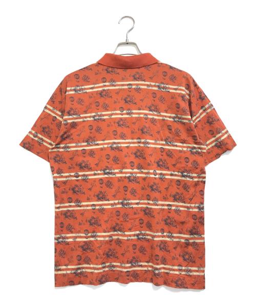 Christian Dior MONSIEUR（クリスチャンディオールムッシュ）Christian Dior MONSIEUR (クリスチャンディオールムッシュ) 総柄ポロシャツ オレンジ サイズ:Lの古着・服飾アイテム