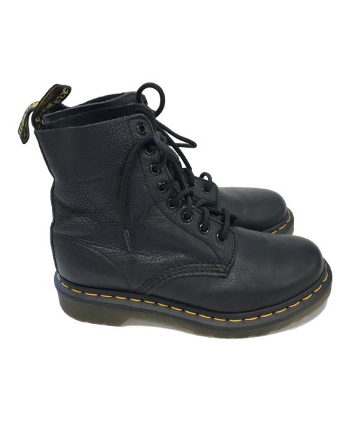 Dr.Martens（ドクターマーチン）Dr.Martens (ドクターマーチン) PASCAL 8ホールブーツ ブラック サイズ:UK5/USL7/EU38の古着・服飾アイテム