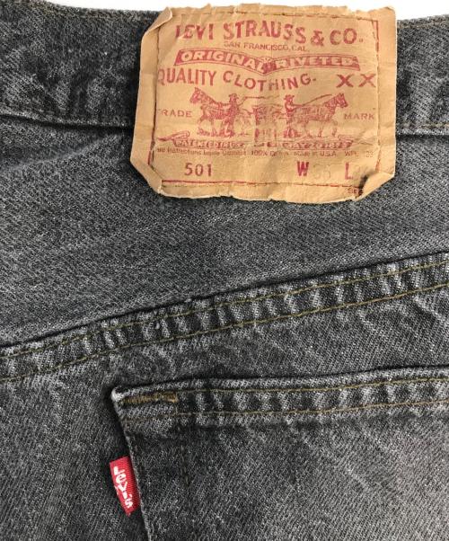 LEVI'S（リーバイス）LEVI'S (リーバイス) 先染めブラックデニム ブラック サイズ:W36 L34の古着・服飾アイテム