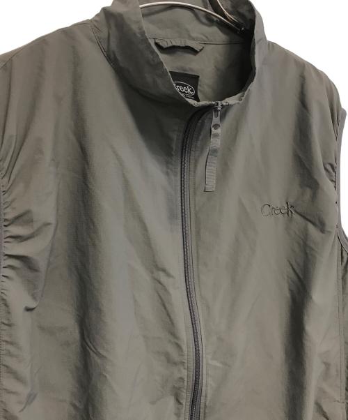 Creek Angler's Device（クリークアングラーズデヴァイス）creek angler's device (クリークアングラーズデヴァイス) ナイロンベスト グレー サイズ:XLの古着・服飾アイテム
