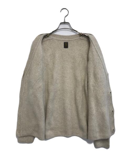 BATONER（バトナ―）BATONER (バトナ―) ニットカーディガン ベージュ サイズ:2の古着・服飾アイテム