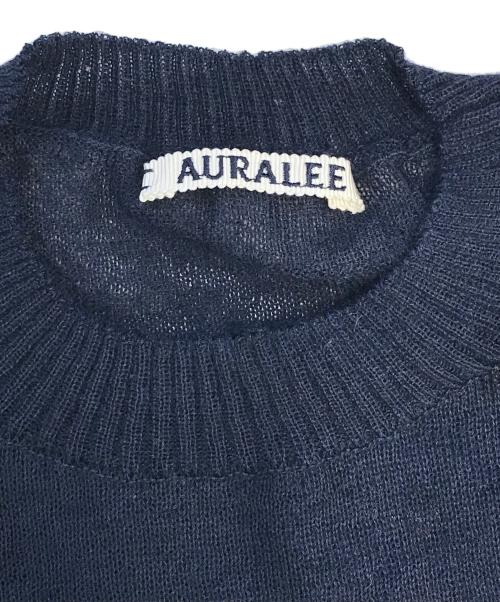 AURALEE（オーラリー）AURALEE (オーラリー) BABY MOHAIR KNIT P/O ネイビー サイズ:3の古着・服飾アイテム