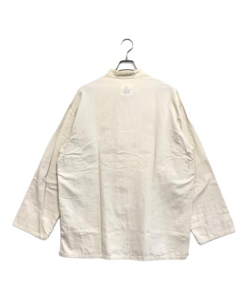 Snow peak（スノーピーク）Snow peak (スノーピーク) チャイナシャツ ベージュ サイズ:Lの古着・服飾アイテム