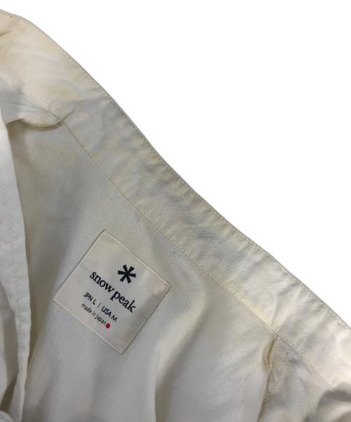 Snow peak（スノーピーク）Snow peak (スノーピーク) チャイナシャツ ベージュ サイズ:Lの古着・服飾アイテム