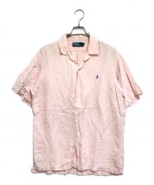 POLO RALPH LAUREN（ポロ・ラルフローレン）の古着「半袖オープンカラーシャツ」｜ピンク
