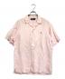 POLO RALPH LAUREN（ポロ・ラルフローレン）の古着「半袖オープンカラーシャツ」｜ピンク