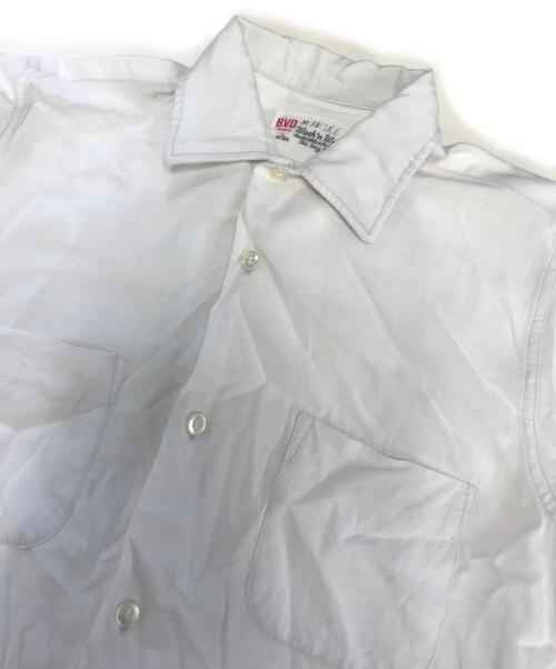 B.V.D（ビーブイディー）B.V.D (ビーブイディー) オープンカラーシャツ ホワイト サイズ:Sの古着・服飾アイテム