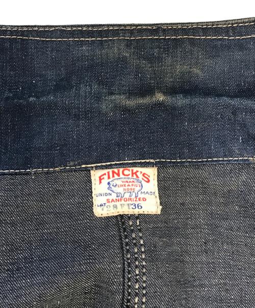 FINCK'S（フィンクス）FINCK'S (フィンクス) カバーオール インディゴ サイズ:表記なしの古着・服飾アイテム