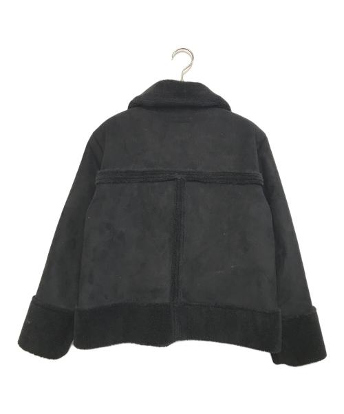 MARY QUANT（マリークヮント）MARY QUANT (マリークヮント) Fムートンジャケット ブラック サイズ:Mの古着・服飾アイテム