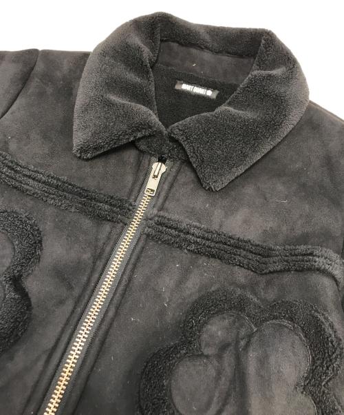 MARY QUANT（マリークヮント）MARY QUANT (マリークヮント) Fムートンジャケット ブラック サイズ:Mの古着・服飾アイテム