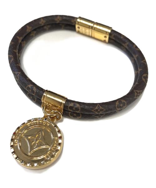 LOUIS VUITTON（ルイ ヴィトン）LOUIS VUITTON (ルイ ヴィトン) ブラスレ LV ロデオ ブラウン サイズ:表記なしの古着・服飾アイテム