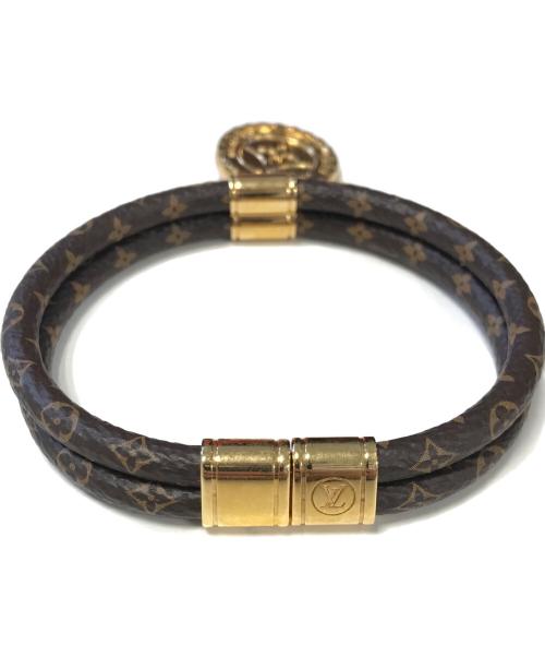 LOUIS VUITTON（ルイ ヴィトン）LOUIS VUITTON (ルイ ヴィトン) ブラスレ LV ロデオ ブラウン サイズ:表記なしの古着・服飾アイテム