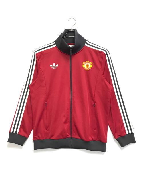 adidas（アディダス）adidas (アディダス) トラックジャケット レッド サイズ:3XLの古着・服飾アイテム
