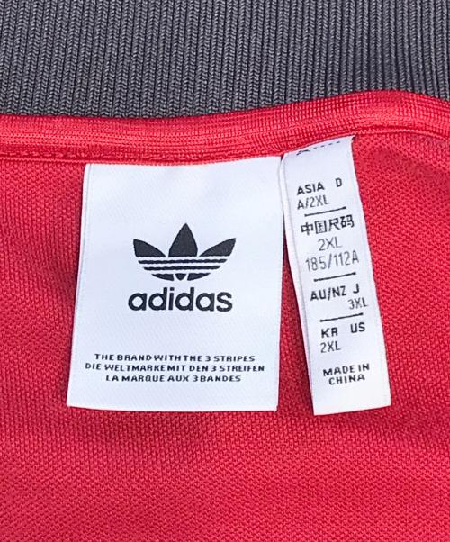 adidas（アディダス）adidas (アディダス) トラックジャケット レッド サイズ:3XLの古着・服飾アイテム