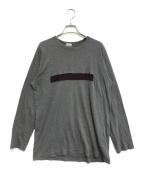 COMME des GARCONS HOMMEコムデギャルソン オム）の古着「90's長袖カットソー」｜グレー