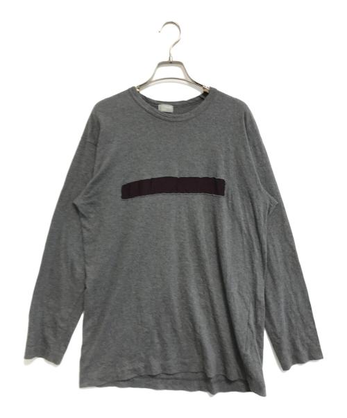 COMME des GARCONS HOMME（コムデギャルソン オム）COMME des GARCONS HOMME (コムデギャルソン オム) 90's長袖カットソー グレー サイズ:表記なしの古着・服飾アイテム