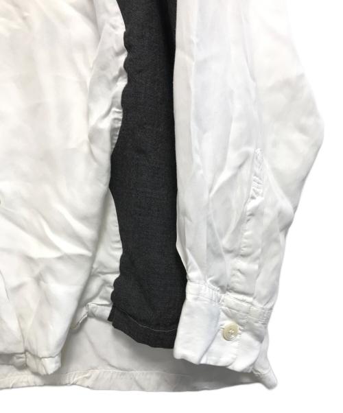 COMME des GARCONS HOMME（コムデギャルソン オム）COMME des GARCONS HOMME (コムデギャルソン オム) 90's切替シャツ ホワイト サイズ:不明の古着・服飾アイテム