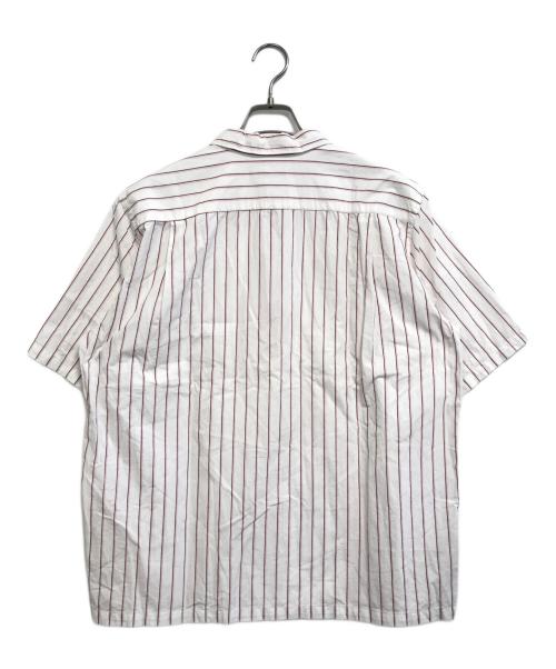 COMME des GARCONS HOMME（コムデギャルソン オム）COMME des GARCONS HOMME (コムデギャルソン オム) ハーフジップストライプシャツ ホワイト サイズ:不明の古着・服飾アイテム