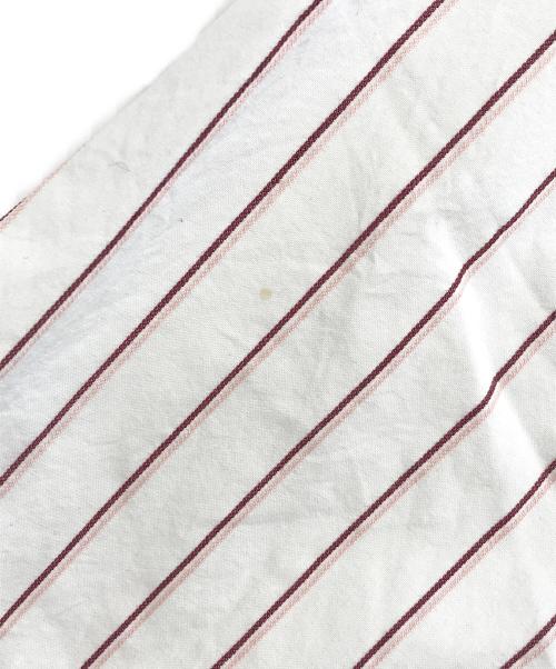 COMME des GARCONS HOMME（コムデギャルソン オム）COMME des GARCONS HOMME (コムデギャルソン オム) ハーフジップストライプシャツ ホワイト サイズ:不明の古着・服飾アイテム