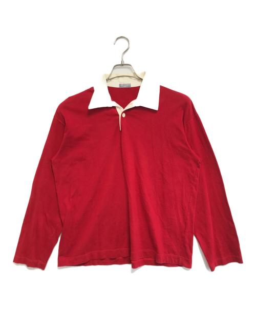 COMME des GARCONS HOMME（コムデギャルソン オム）COMME des GARCONS HOMME (コムデギャルソン オム) 長袖ポロシャツ レッド サイズ:表記なしの古着・服飾アイテム
