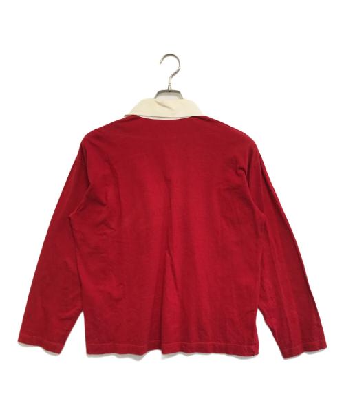 COMME des GARCONS HOMME（コムデギャルソン オム）COMME des GARCONS HOMME (コムデギャルソン オム) 長袖ポロシャツ レッド サイズ:表記なしの古着・服飾アイテム