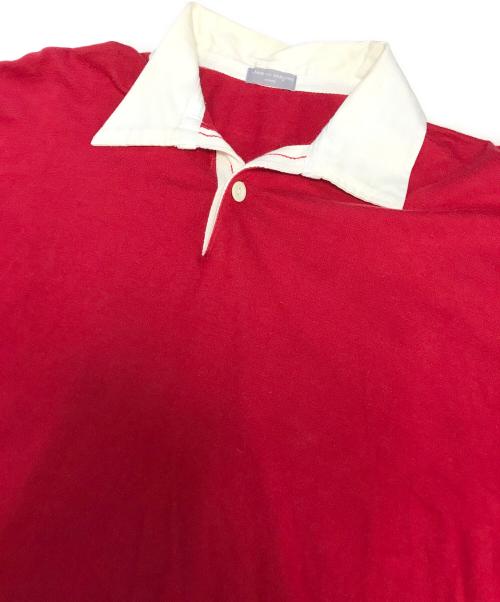 COMME des GARCONS HOMME（コムデギャルソン オム）COMME des GARCONS HOMME (コムデギャルソン オム) 長袖ポロシャツ レッド サイズ:表記なしの古着・服飾アイテム