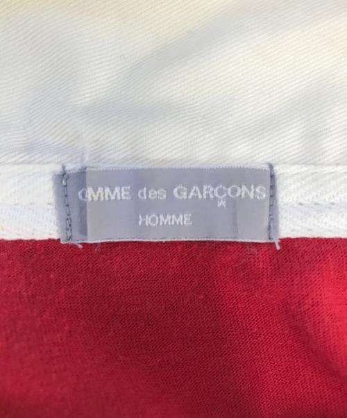 COMME des GARCONS HOMME（コムデギャルソン オム）COMME des GARCONS HOMME (コムデギャルソン オム) 長袖ポロシャツ レッド サイズ:表記なしの古着・服飾アイテム