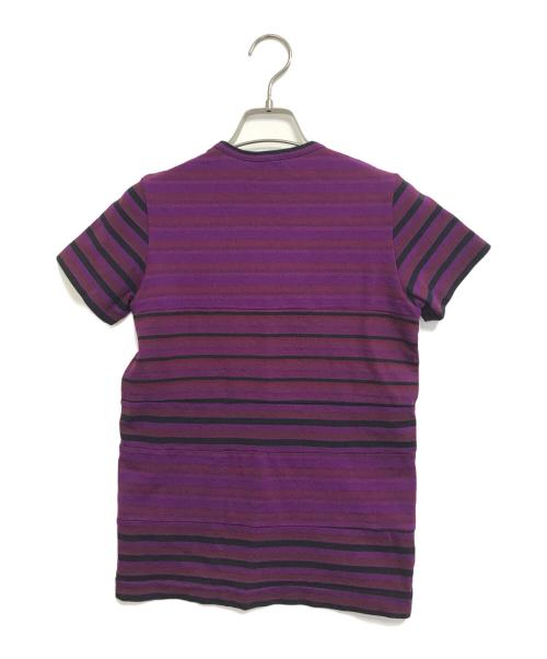 tricot COMME des GARCONS（トリココムデギャルソン）tricot COMME des GARCONS (トリココムデギャルソン) 00’'sナイロンボーダーカットソー パープル サイズ:表記なしの古着・服飾アイテム
