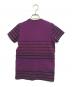 tricot COMME des GARCONS (トリココムデギャルソン) 00’'sナイロンボーダーカットソー パープル サイズ:表記なし：10000円