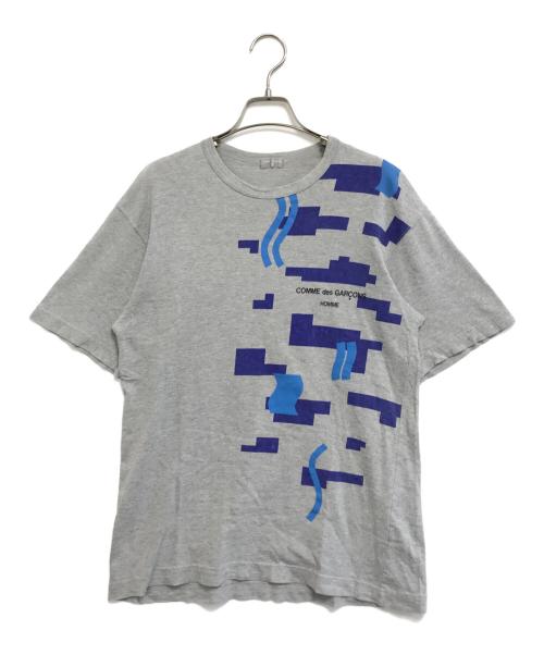 COMME des GARCONS HOMME（コムデギャルソン オム）COMME des GARCONS HOMME (コムデギャルソン オム) プリントTシャツ グレー サイズ:表記なしの古着・服飾アイテム