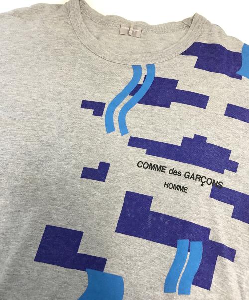 COMME des GARCONS HOMME（コムデギャルソン オム）COMME des GARCONS HOMME (コムデギャルソン オム) プリントTシャツ グレー サイズ:表記なしの古着・服飾アイテム