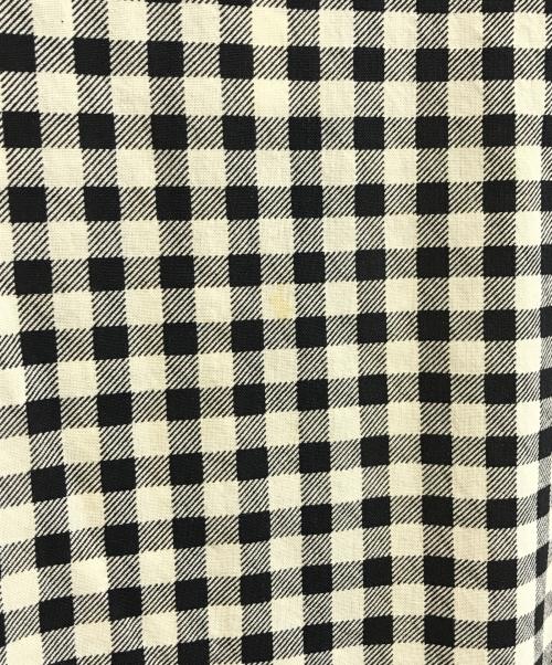 ROBE DE CHAMBRE COMME DES GARCONS（ローブドシャンブル コムデギャルソン）ROBE DE CHAMBRE COMME DES GARCONS (ローブドシャンブル コムデギャルソン) ノースリーブチェックワンピース ホワイト サイズ:表記なしの古着・服飾アイテム