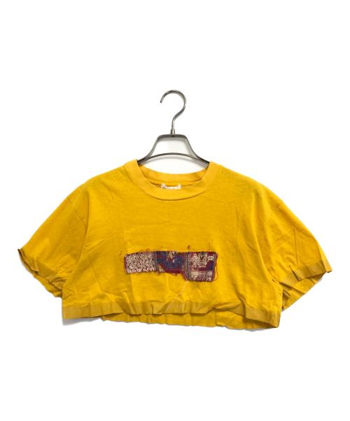 COMME des GARCONS（コムデギャルソン）COMME des GARCONS (コムデギャルソン) 90’sクロップドTシャツ イエロー サイズ:表記なしの古着・服飾アイテム