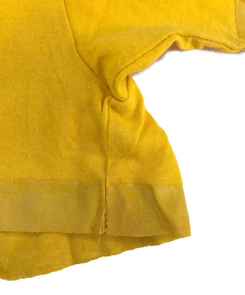 COMME des GARCONS（コムデギャルソン）COMME des GARCONS (コムデギャルソン) 90’sクロップドTシャツ イエロー サイズ:表記なしの古着・服飾アイテム
