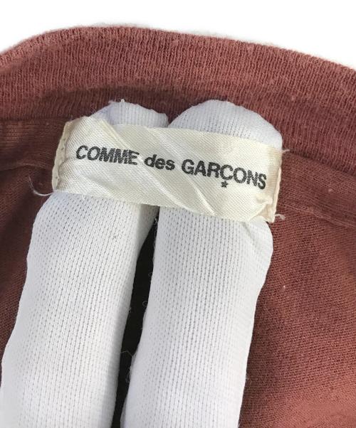 COMME des GARCONS（コムデギャルソン）COMME des GARCONS (コムデギャルソン) パッチワークスリットTシャツ ボルドー サイズ:表記なしの古着・服飾アイテム