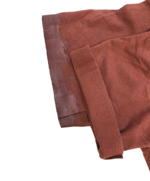 COMME des GARCONS（コムデギャルソン）COMME des GARCONS (コムデギャルソン) パッチワークスリットTシャツ ボルドー サイズ:表記なしの古着・服飾アイテム