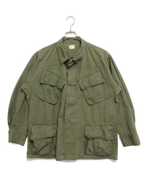 VINTAGE MILITARY（ヴィンテージ ミリタリー）VINTAGE MILITARY (ヴィンテージ ミリタリー) US ARMY ジャングルファティーグジャケット カーキ サイズ:M-Sの古着・服飾アイテム