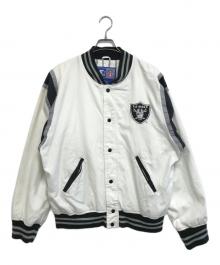 STARTER（スターター）の古着「スタジャン」｜ホワイト
