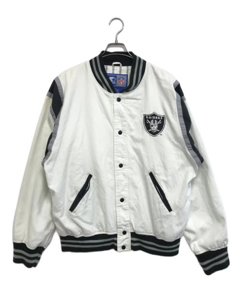 STARTER（スターター）STARTER (スターター) スタジャン ホワイト サイズ:Lの古着・服飾アイテム